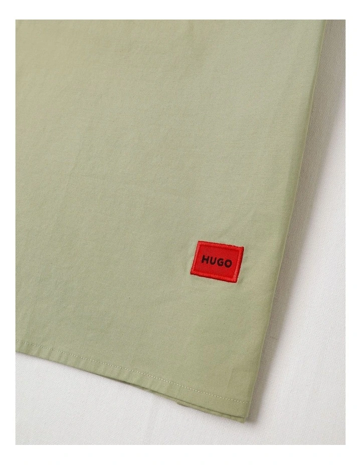 Ebor Short Sleeve Shirt in Open Green image 4