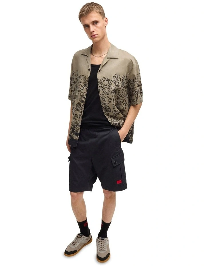 Espino Short Sleeve Shirt in Medium Brown image 4