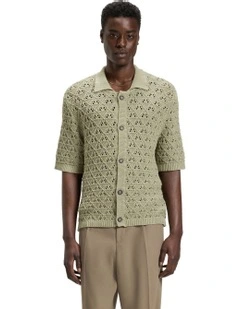 Sommp Short Sleeve Shirt in Open Green