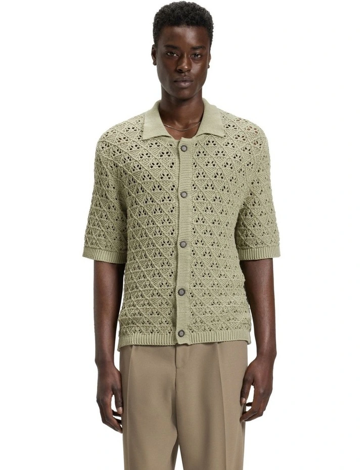 Sommp Short Sleeve Shirt in Open Green image 1