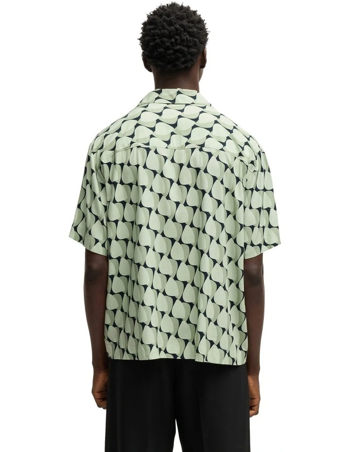 Espino Short Sleeve Shirt in Open Green image 2