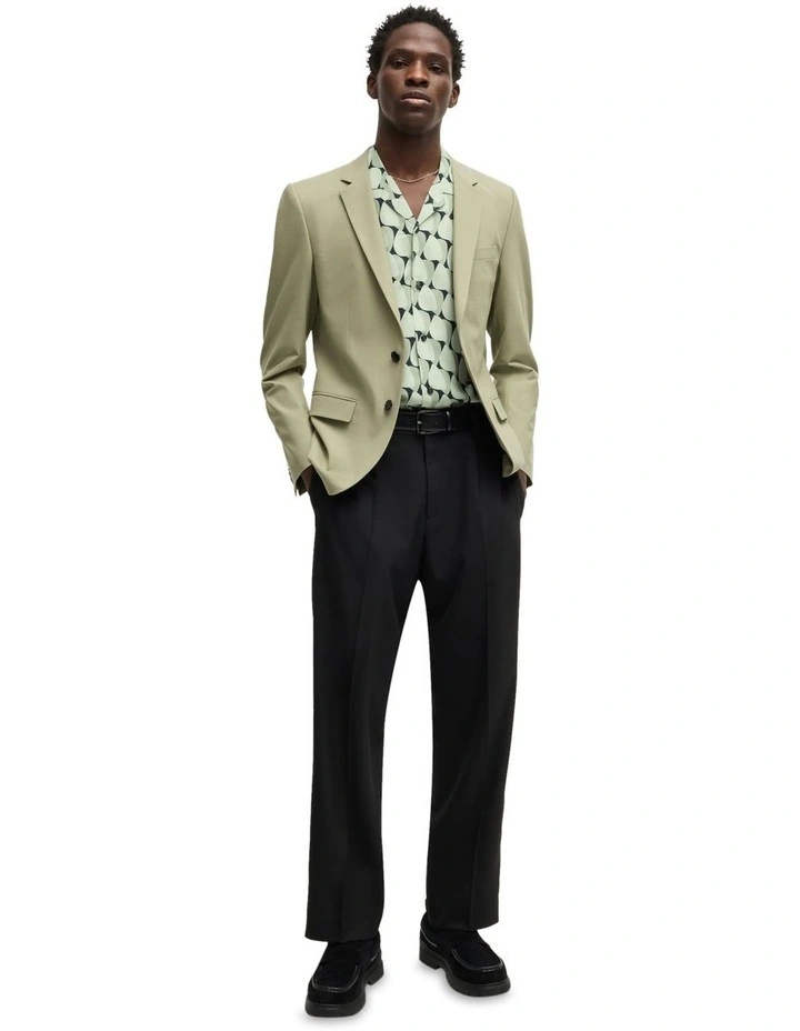 Espino Short Sleeve Shirt in Open Green image 4