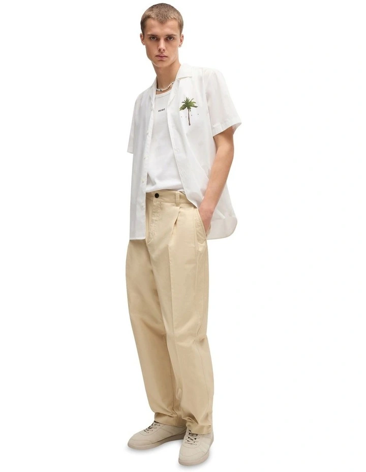 Ellino Short Sleeve Shirt in Natural image 4