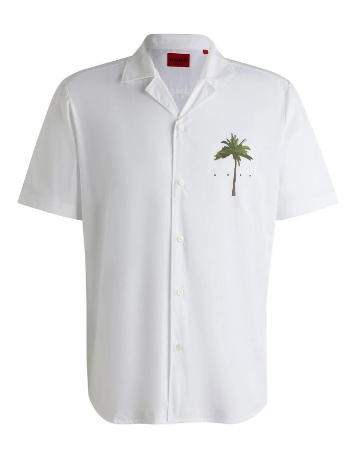 Ellino Short Sleeve Shirt in Natural image 5