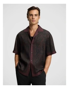 Espino Short Sleeve Shirt Open Brown