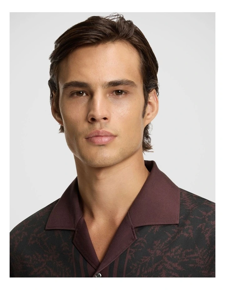 Espino Short Sleeve Shirt Open Brown image 3