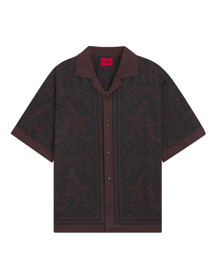 Espino Short Sleeve Shirt Open Brown image 5