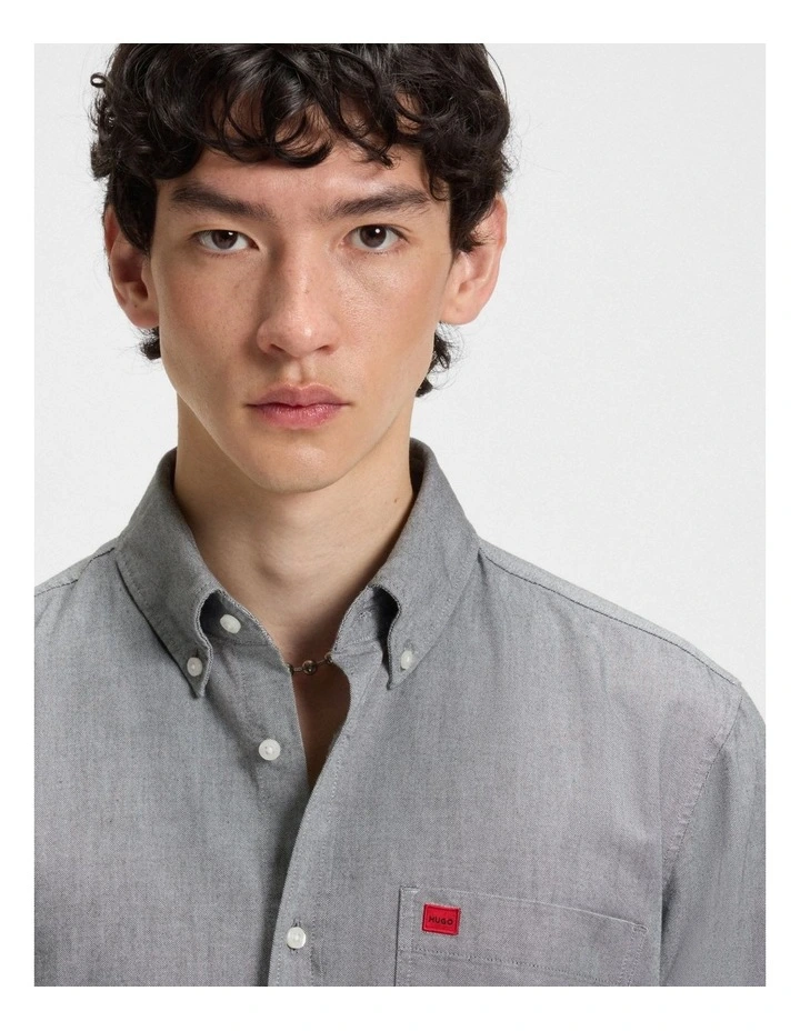 Evito Long Sleeve Shirt in Dark Green image 3