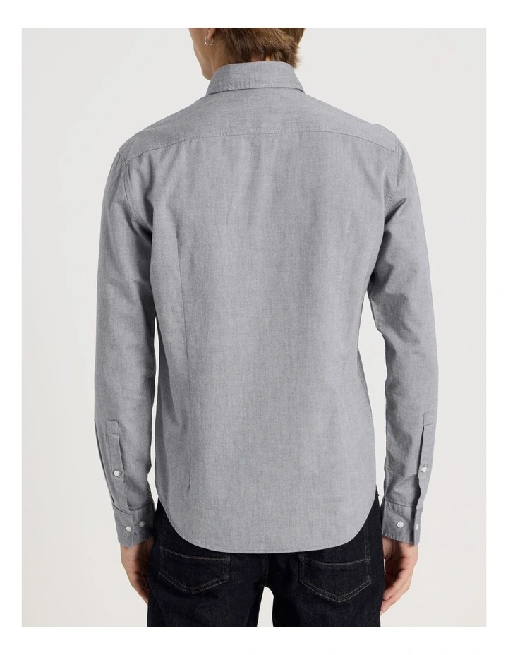 Evito Long Sleeve Shirt in Navy image 2