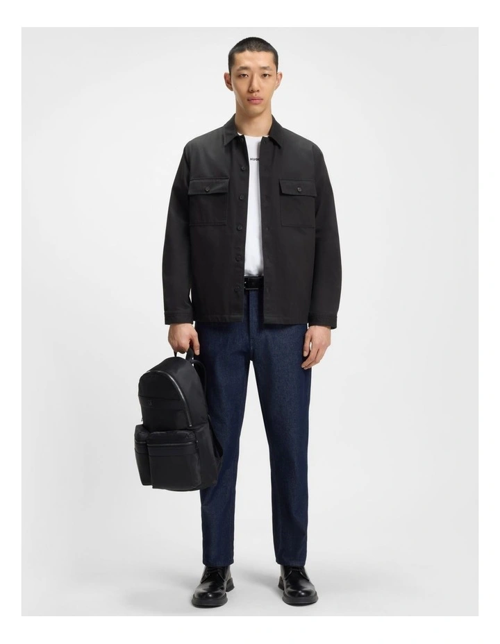 Epoldo Overshirt in Black image 4