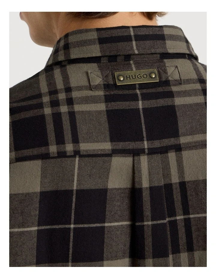 Egrin Long Sleeve Shirt in Medium Grey image 4