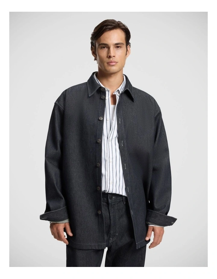 Emikol Long Sleeve Shirt Navy image 1