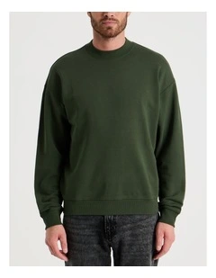 Dapocrew Sweat Top Dark Green