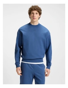 Dapocrew Sweat Top in Medium Blue