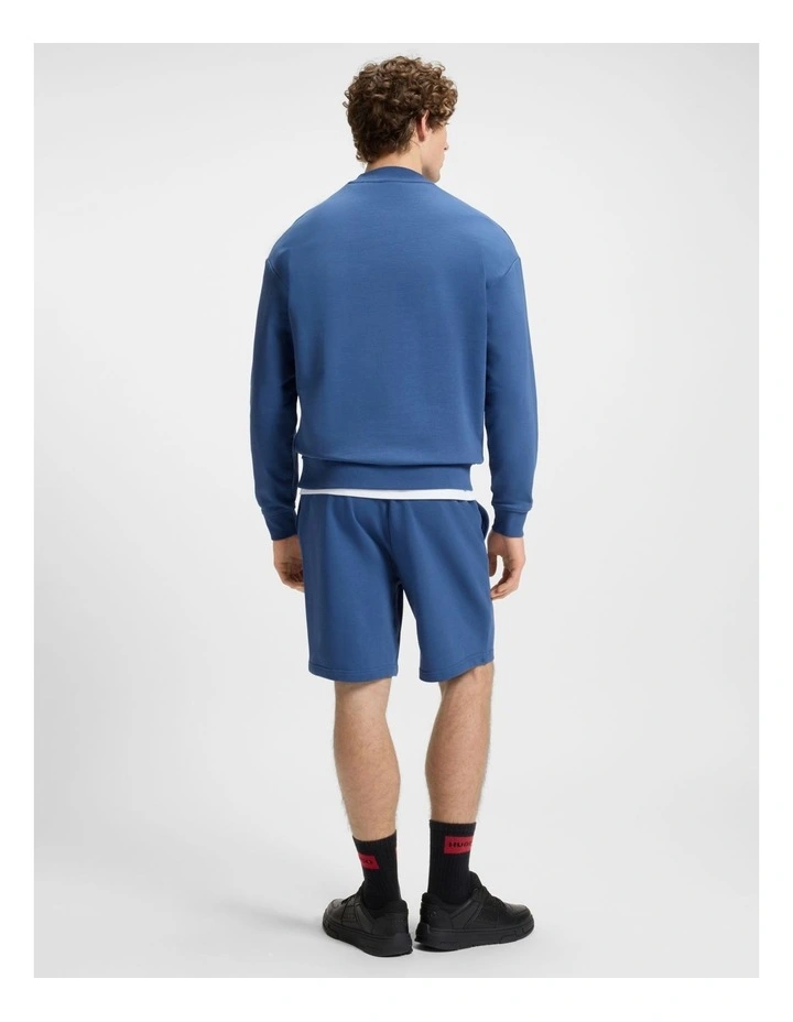 Dapocrew Sweat Top in Medium Blue image 2