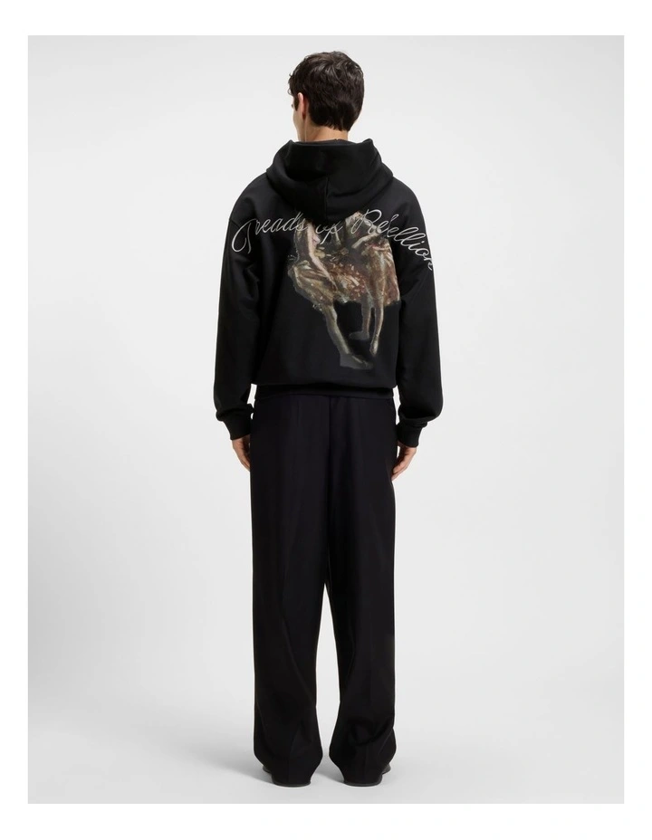 Dabilano Hoody in Black image 2