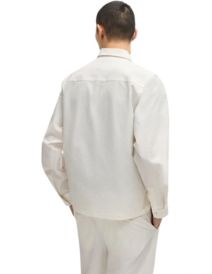 Eselio Seersucker Jacket in Natural image 2