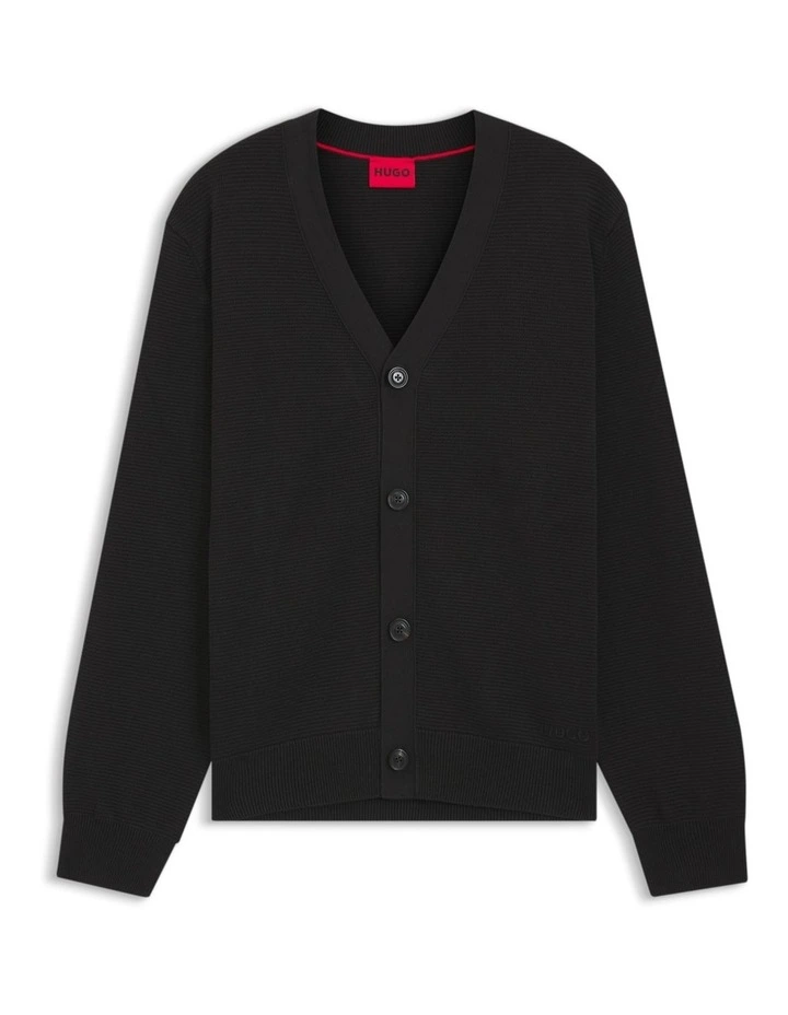 San Jared Cardigan Knit Black image 5