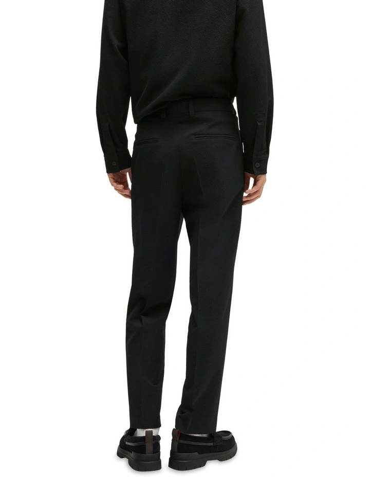 Theodor Seersucker Pant in Black image 2