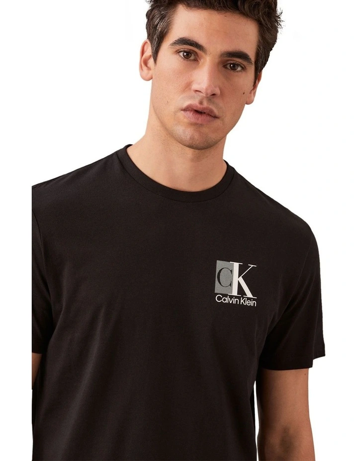 Short sleeves Logo Graphic Tee Black image 3