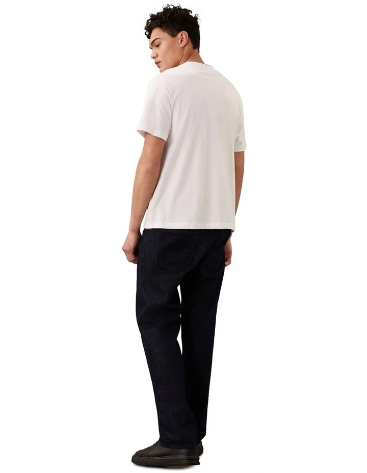 Cursive Graphic Tee in Brilliant White image 2