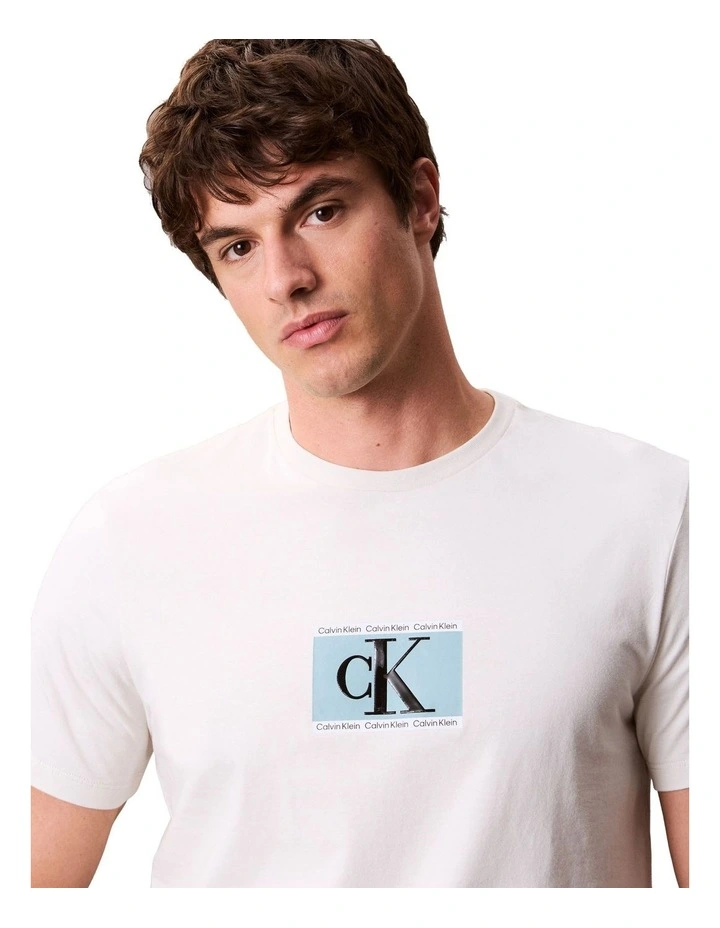 Logo Graphic Tee in Chalk image 3