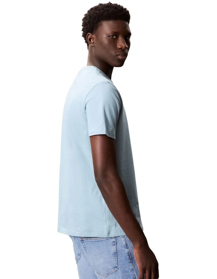 Logo Graphic Tee in Stone Blue image 2