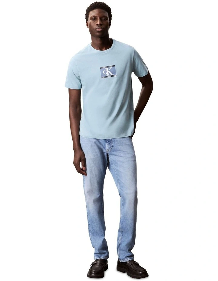 Logo Graphic Tee in Stone Blue image 5