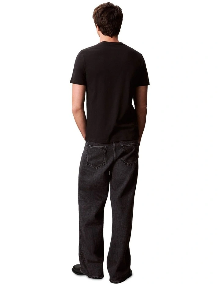 Logo Graphic Tee in Black image 2