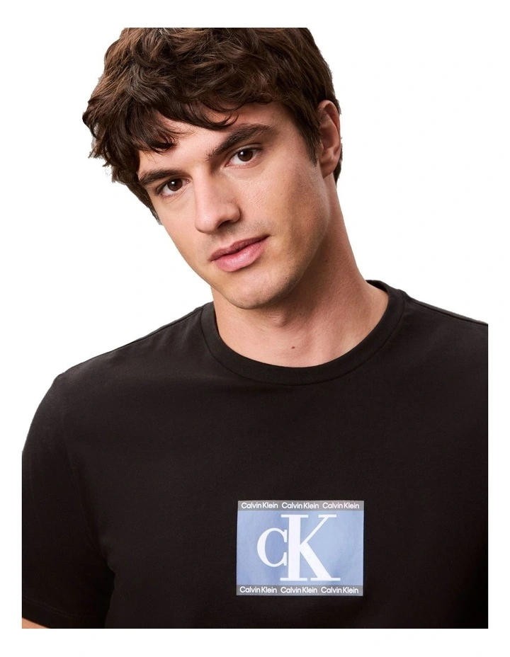 Logo Graphic Tee in Black image 4