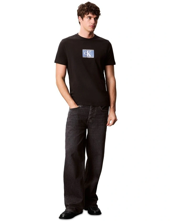 Logo Graphic Tee in Black image 5