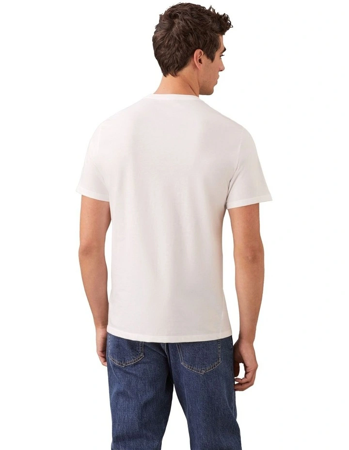 Logo Graphic Tee in Bright White image 2