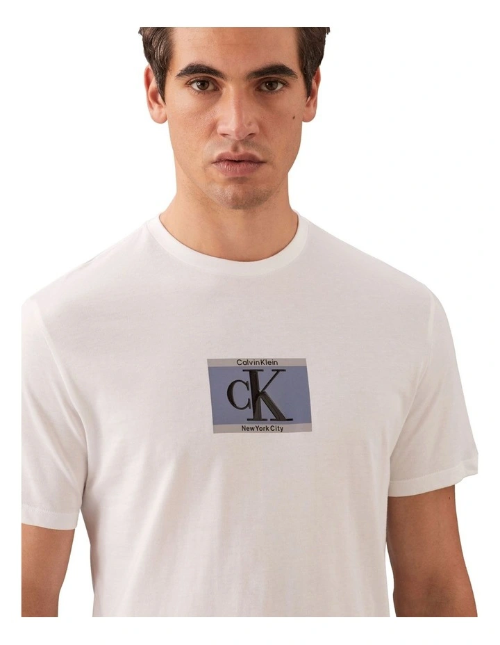 Logo Graphic Tee in Bright White image 3