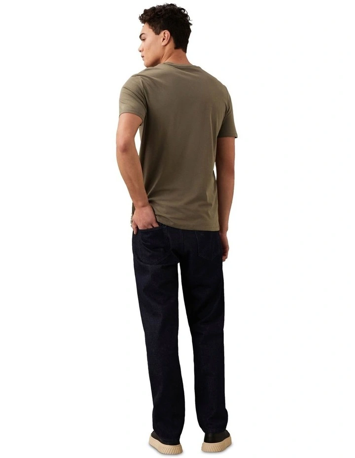 Solid Liquid Tee in Dusty Olive image 2