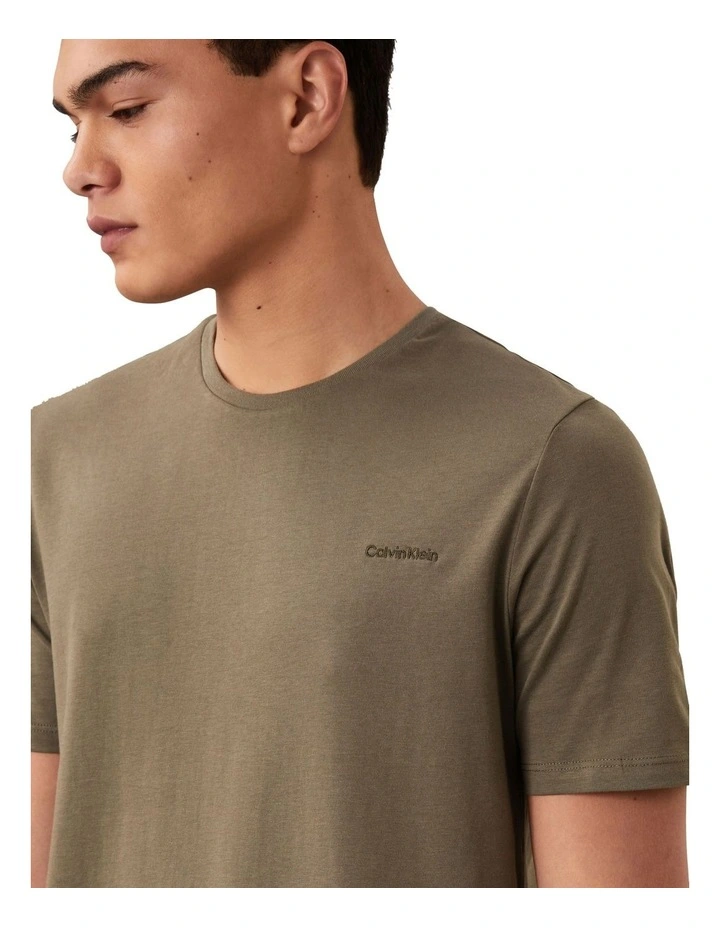 Solid Liquid Tee in Dusty Olive image 3