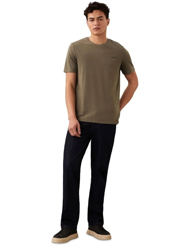 Solid Liquid Tee in Dusty Olive image 4