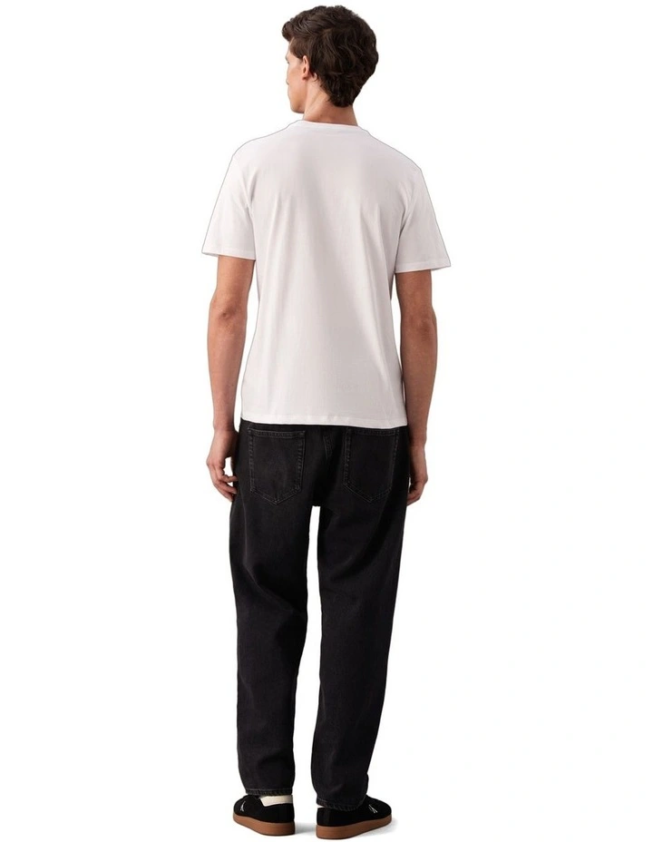 30s Corner Graphic Tee in Brilliant White image 2