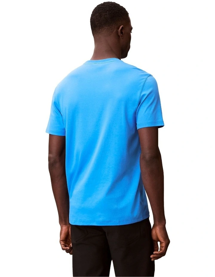Pima Cotton T-shirt in French Blue image 2