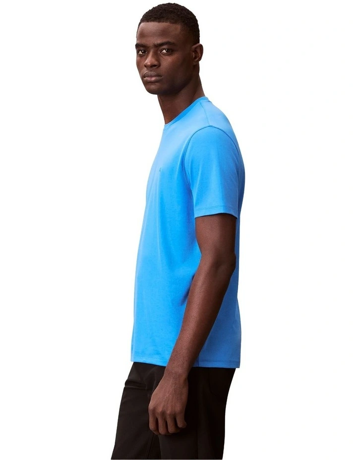 Pima Cotton T-shirt in French Blue image 4