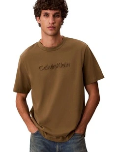 Spacer T-shirt in Capers