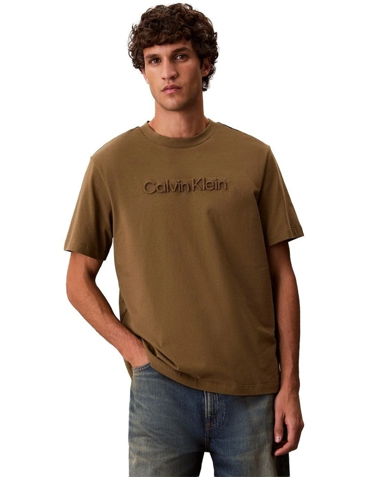 Spacer T-shirt in Capers image 3