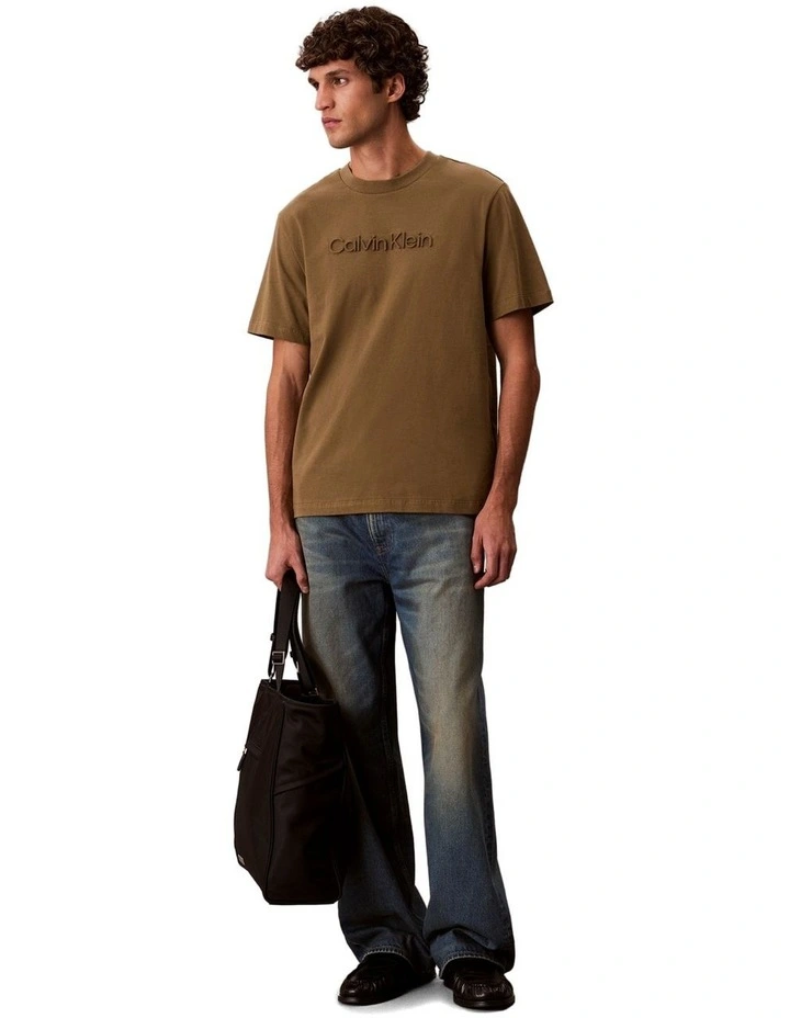 Spacer T-shirt in Capers image 5