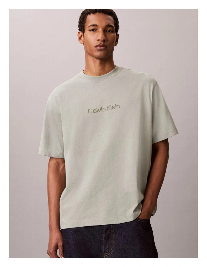 Relaxed Standard Logo T-shirt in Shadow image 3