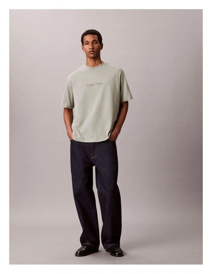 Relaxed Standard Logo T-shirt in Shadow image 5