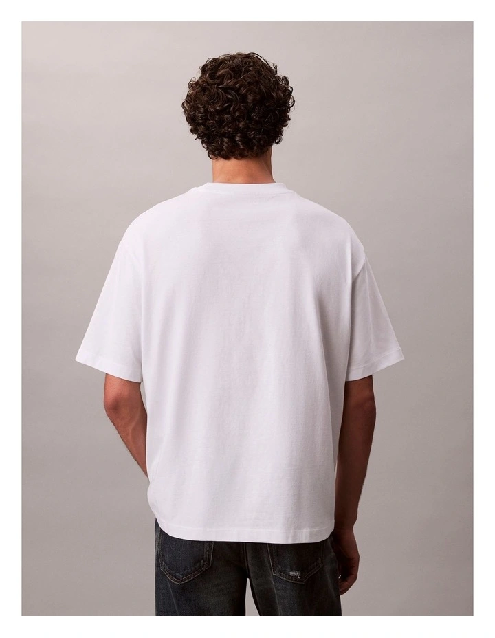 Relaxed Standard Logo T-shirt in Bright White image 2