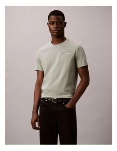 Split Standard Logo Graphic Classic TShirt in Shadow