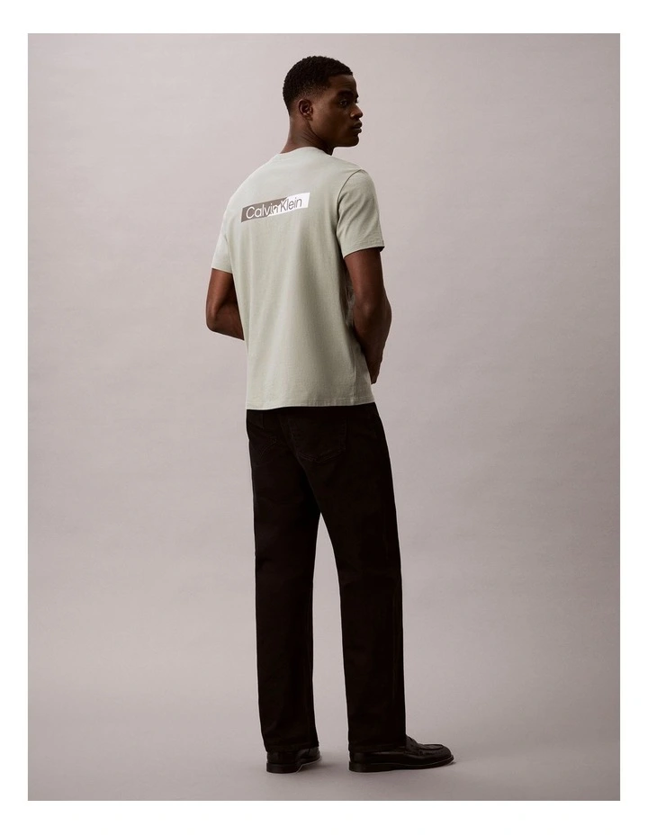 Split Standard Logo Graphic Classic TShirt in Shadow image 2