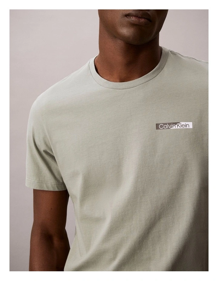 Split Standard Logo Graphic Classic TShirt in Shadow image 4