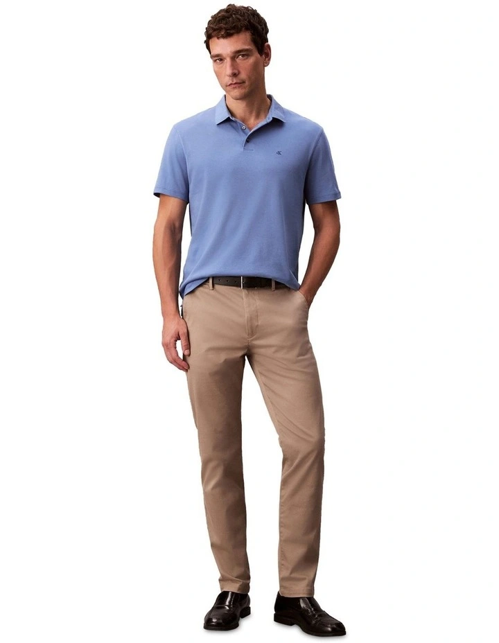 Supima Chest Embro Polo Dull Nile Blue image 4