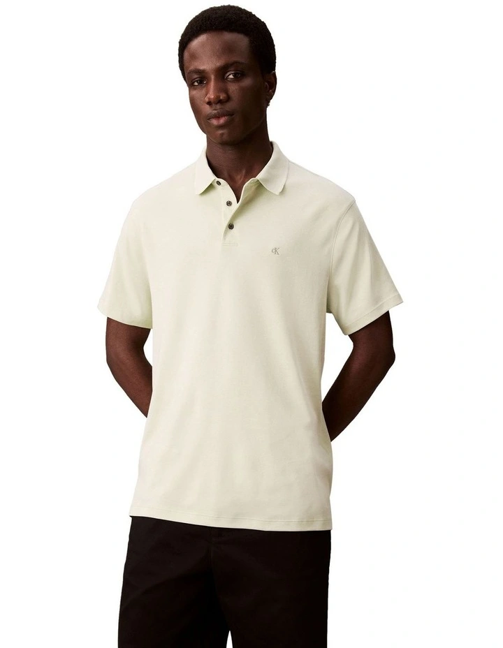 Supima Chest Embroidery Polo Tender Greens image 1